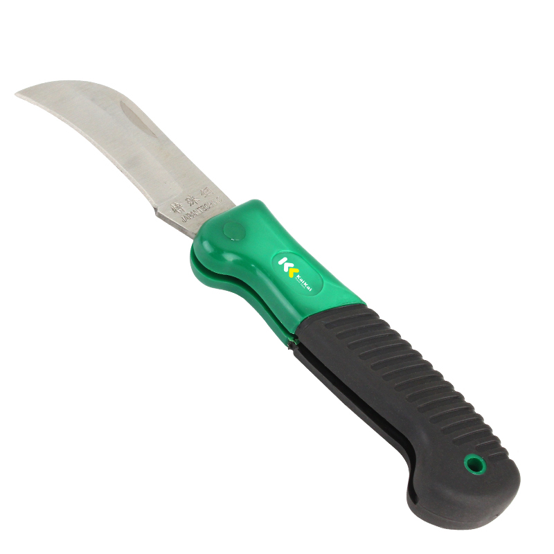 Rubber handle electrical knife